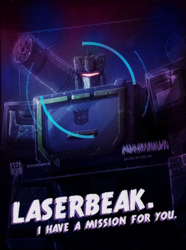 Transformers Combiner Wars Soundwave Poster   Laserbeak I Have A Mission For You (1 of 1)